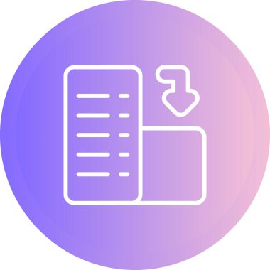 Mode Portresi. Web simgesi basit illüstrasyon