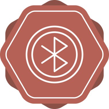 bluetooth web simge vektör çizim