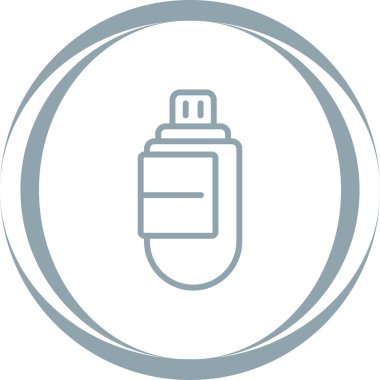 usb simgesi, web tasarımı için illüstrasyon