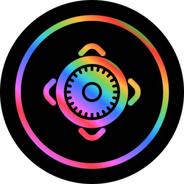 hedef ağ simgesi, vektör illüstrasyonu