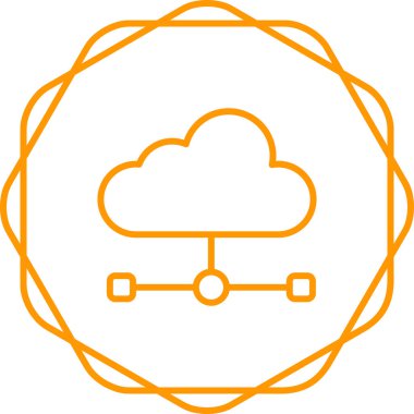 Veri Egemenliği Web simgesi illüstrasyonu. 