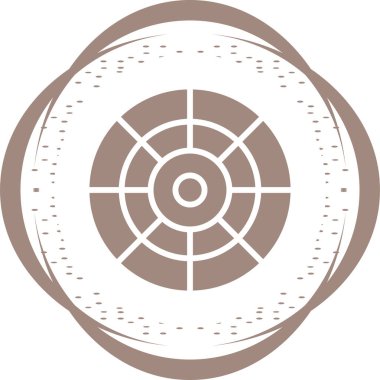 Paleti simgesi, basit vektör çizim