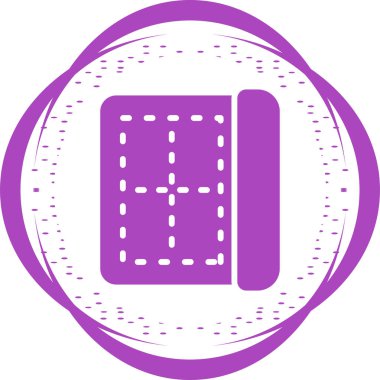 Web tasarımı için kenar simgesi, ayırıcı satır vektör işareti 