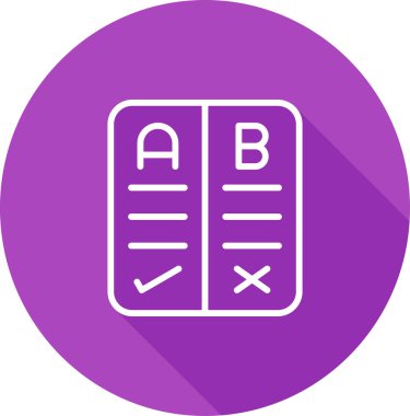 Artılar ve Eksiler web simgesi vektör illüstrasyonu