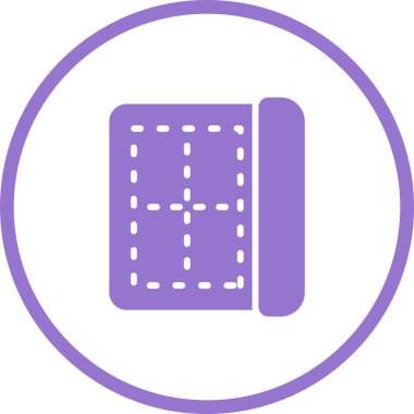 Web tasarımı için kenar simgesi, ayırıcı satır vektör işareti 