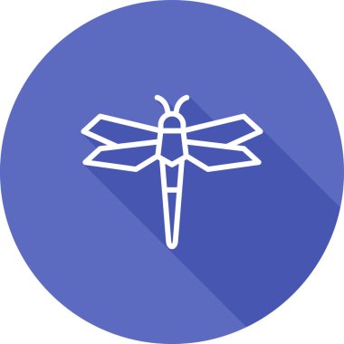 Yusufçuk web simgesi, basit vektör illüstrasyonu