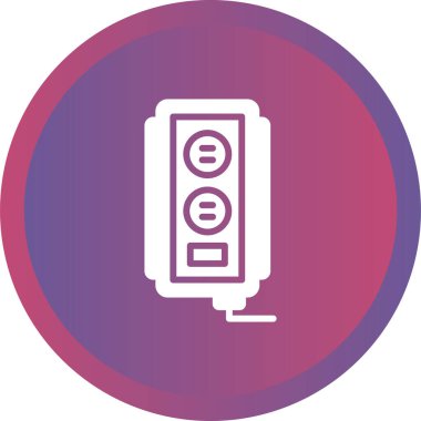 soket simgesi web basit illüstrasyon