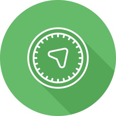 Doğu web simgesinin vektör illüstrasyonu