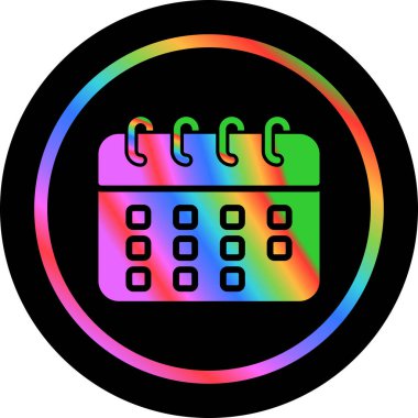 Takvim. Web simgesi basit tasarım 