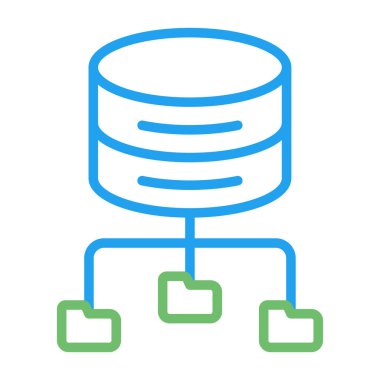 Büyük Veri Analizi vektör resimleme simgesi