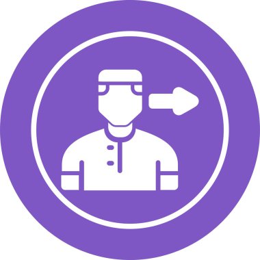 user icon, vector illustration simple design