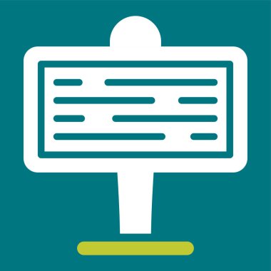 Tabela tahtası. Web simgesi vektör illüstrasyonu