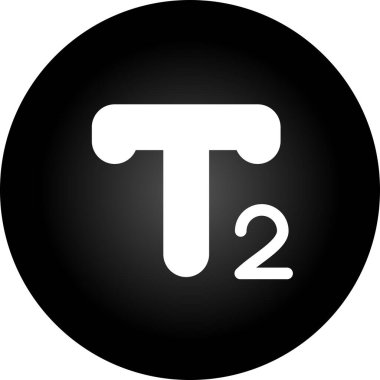 T harfli harf logo tasarımı simgesi