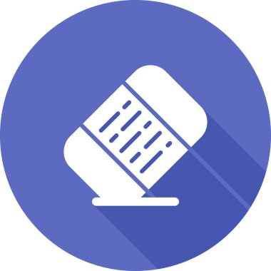 Silgi web simgesinin vektör illüstrasyonu 