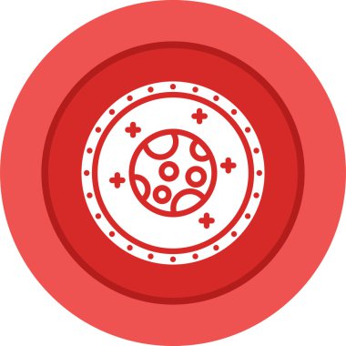 Lomboz. Web basit simgesi illüstrasyonu