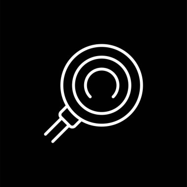  Kablosuz Şarj simgesi vektör çizimi 