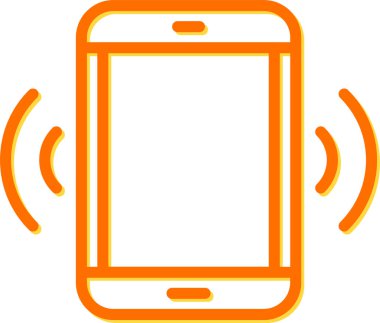 Akıllı telefon. Web simgesi basit illüstrasyon 