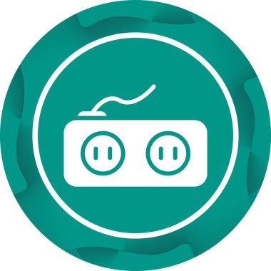 soket simgesi web basit illüstrasyon