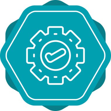 İşaretleme simgesi web basit illüstrasyonunu işaretle 