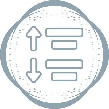 Boşluk simgesinin vektör illüstrasyonu