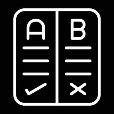 Artılar ve Eksiler web simgesi vektör illüstrasyonu