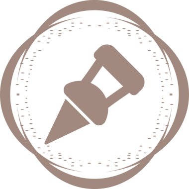 Kağıt Kıskacı web simgesi, basit illüstrasyon 