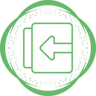 Belge İçeriye web simgesi aktar, basit vektör illüstrasyonu