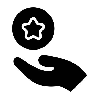 Yıldız. Web simgesi basit illüstrasyon