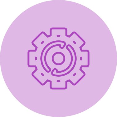 Yenile. Web simgesi basit illüstrasyon