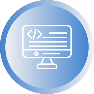 Beyaz Üzerine Programlama Dili Simgesi