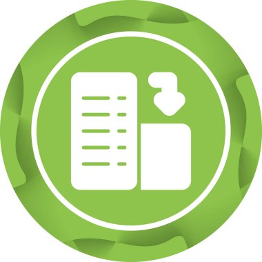 Mode Portresi. Web simgesi basit illüstrasyon