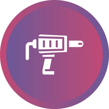 Drill modern simgesinin vektör illüstrasyonu   