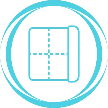 Beyaz Arkaplanda Web Sayfası Kenarlıkları Simgesi İzole Edildi 