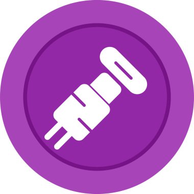 usb kablo simgesi, vektör illüstrasyonu basit tasarım