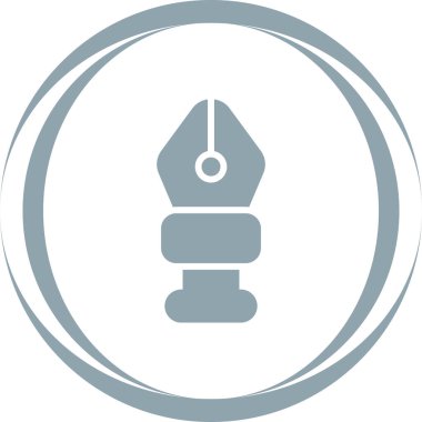 kalem simgesinin vektör illüstrasyonu 