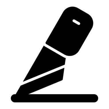 bıçak ağ ikonu vektör illüstrasyonu 