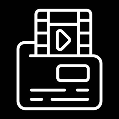 Görüntü simgesi, vektör illüstrasyonu