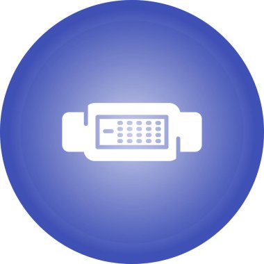 Dvi Simgesi İşareti, Basit Vektör İllüstrasyonu Beyaz Arkaplanda İzole Edildi