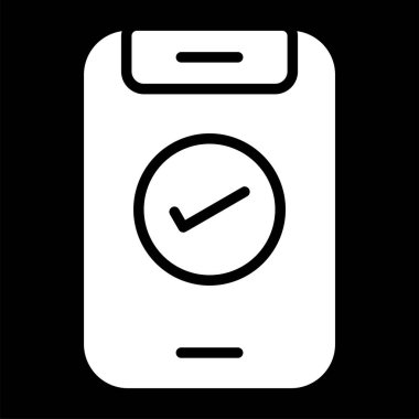 Tamamlanmış görev, işaretleme simgesi, vektör illüstrasyonunu kontrol et