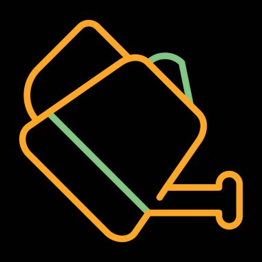 Sulama kutusu simgesinin vektör illüstrasyonu