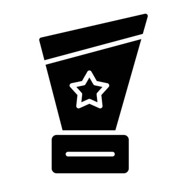 Award icon, vector illustration simple design
