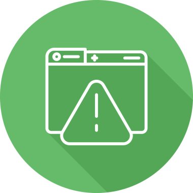 uyarı işareti basit illüstrasyon