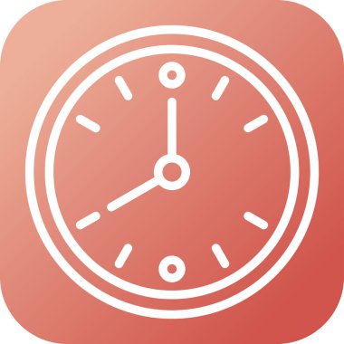 zaman yönetimi simgesi, vektör illüstrasyonu