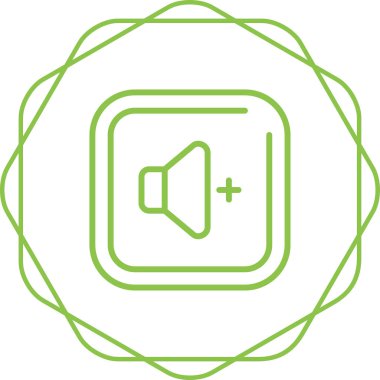 Ses hoparlörü web illüstrasyonu