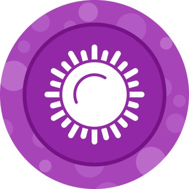 güneş web simgesi basit tasarım 