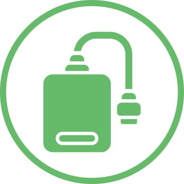 dış sabit sürücü simgesi, vektör çizim  