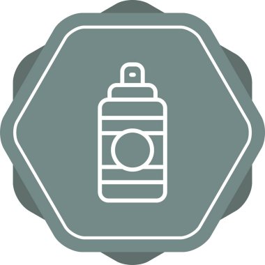 Losyon şişesi simgesi, basit vektör illüstrasyonu