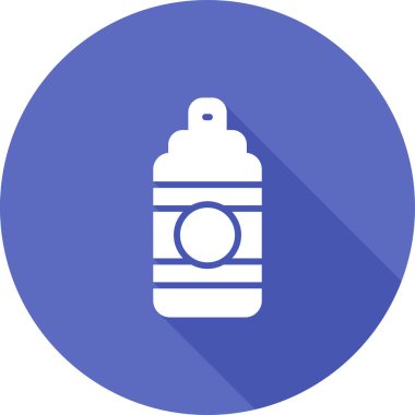 Losyon şişesi simgesi, basit vektör illüstrasyonu