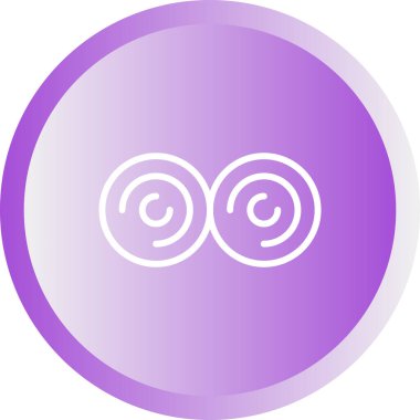 Hay Bales Web simgesi vektör illüstrasyonu 