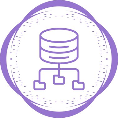 Büyük Veri Analizi vektör resimleme simgesi